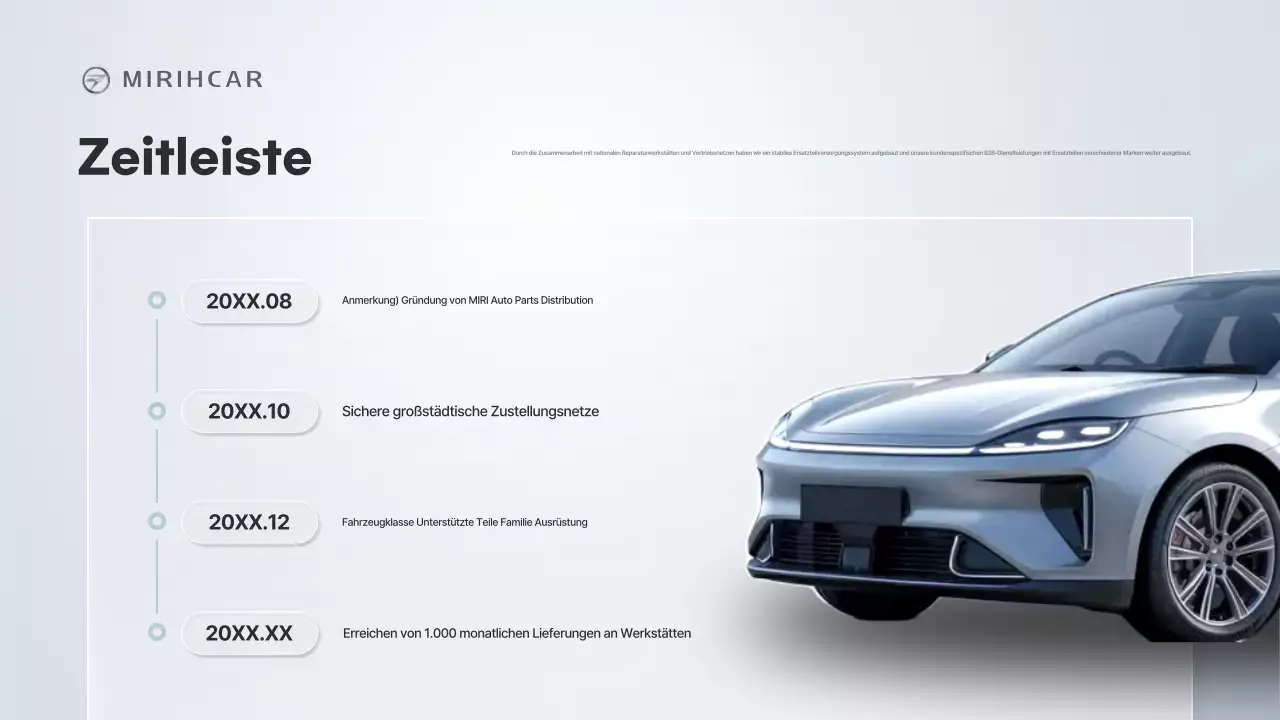 Gray Modern – Partnerschaftsvorschlag für die Lieferung von Autoteilen