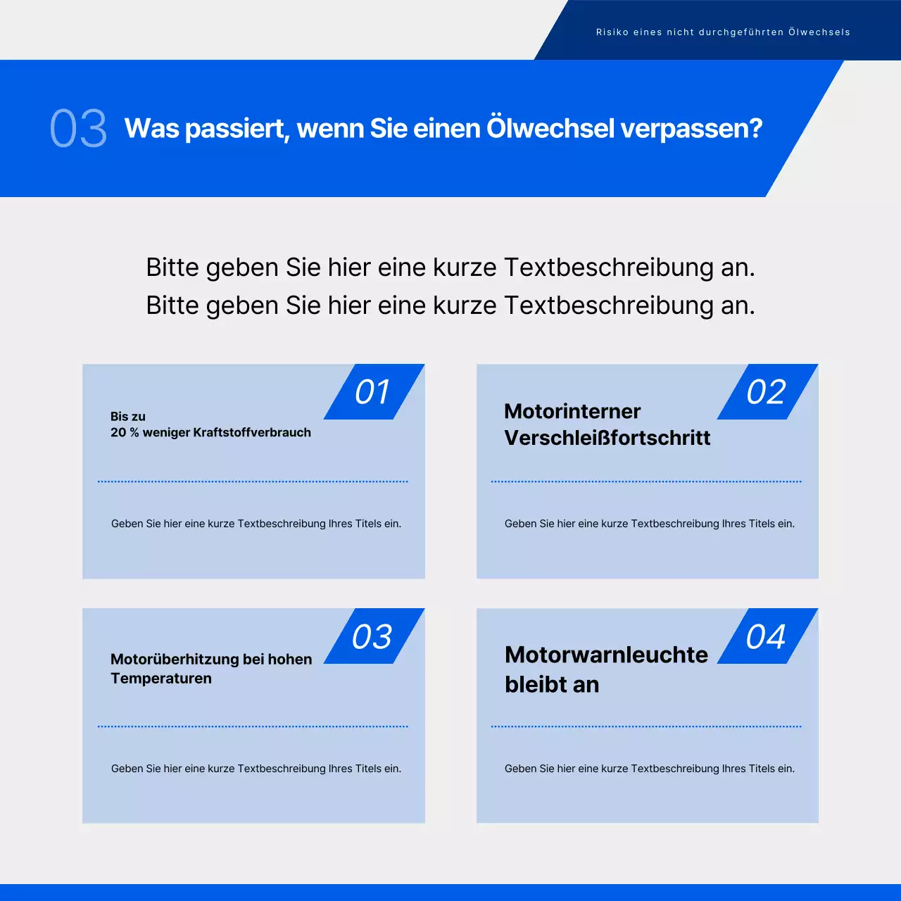 Neuigkeiten zur Aktionskarte für Autoreparaturen