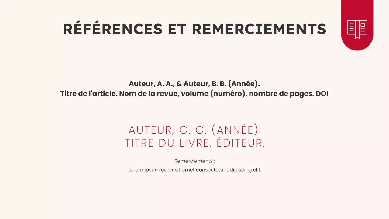 conférence académique moderne bleue