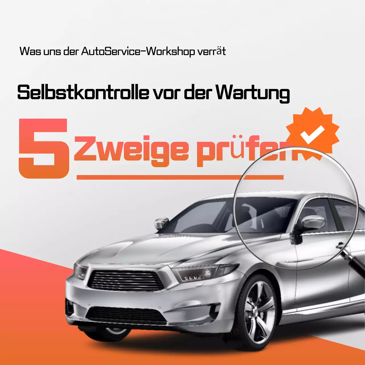 Leitfaden mit Tipps zur Selbstinspektion der Autowartung