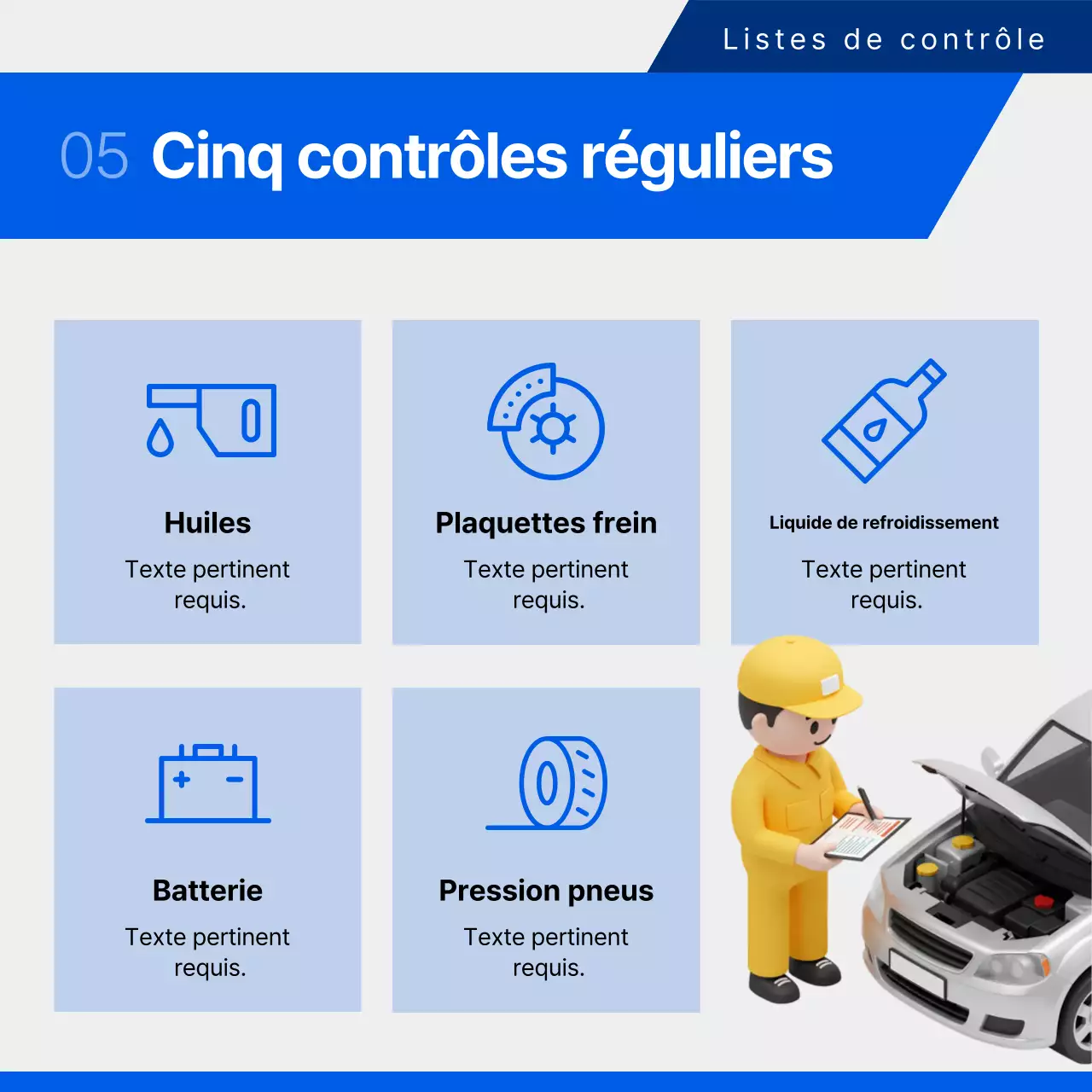 Actualités sur les cartes promotionnelles de réparation automobile