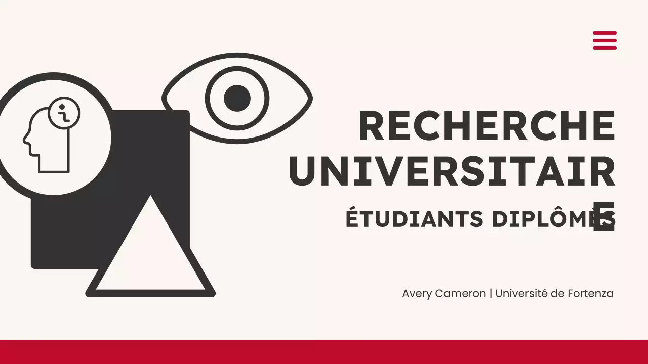 conférence académique moderne bleue