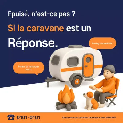 Promotion de caravanes de camping