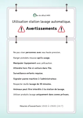 Consignes de sécurité pour le nettoyage à blanc