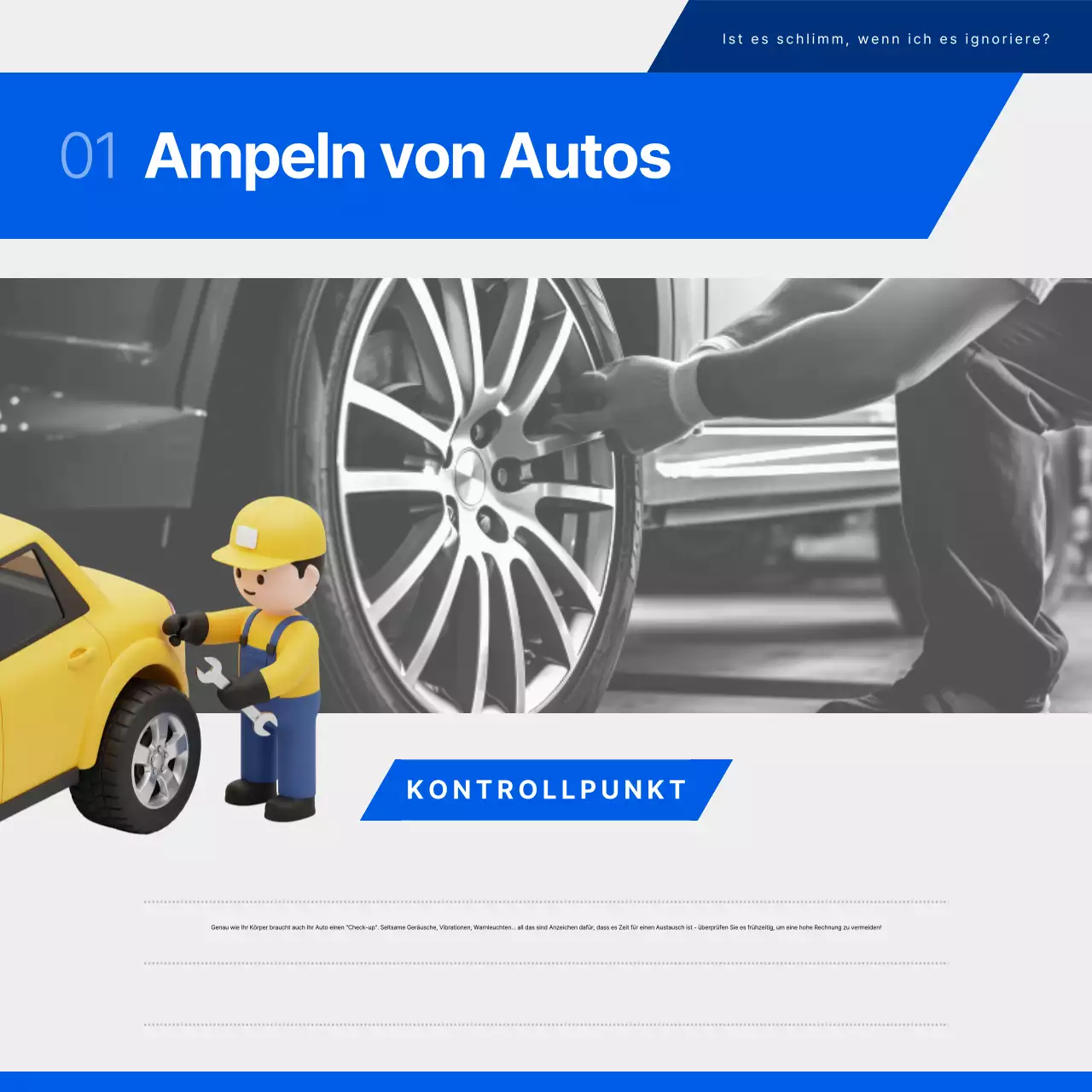 Neuigkeiten zur Aktionskarte für Autoreparaturen