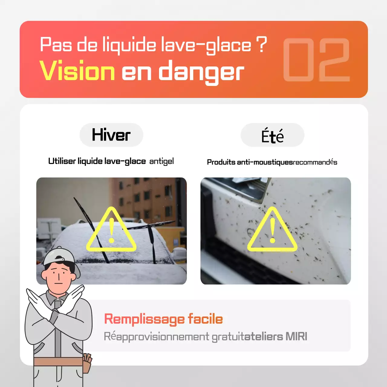 Guide de conseils pour l'auto-inspection de l'entretien des voitures