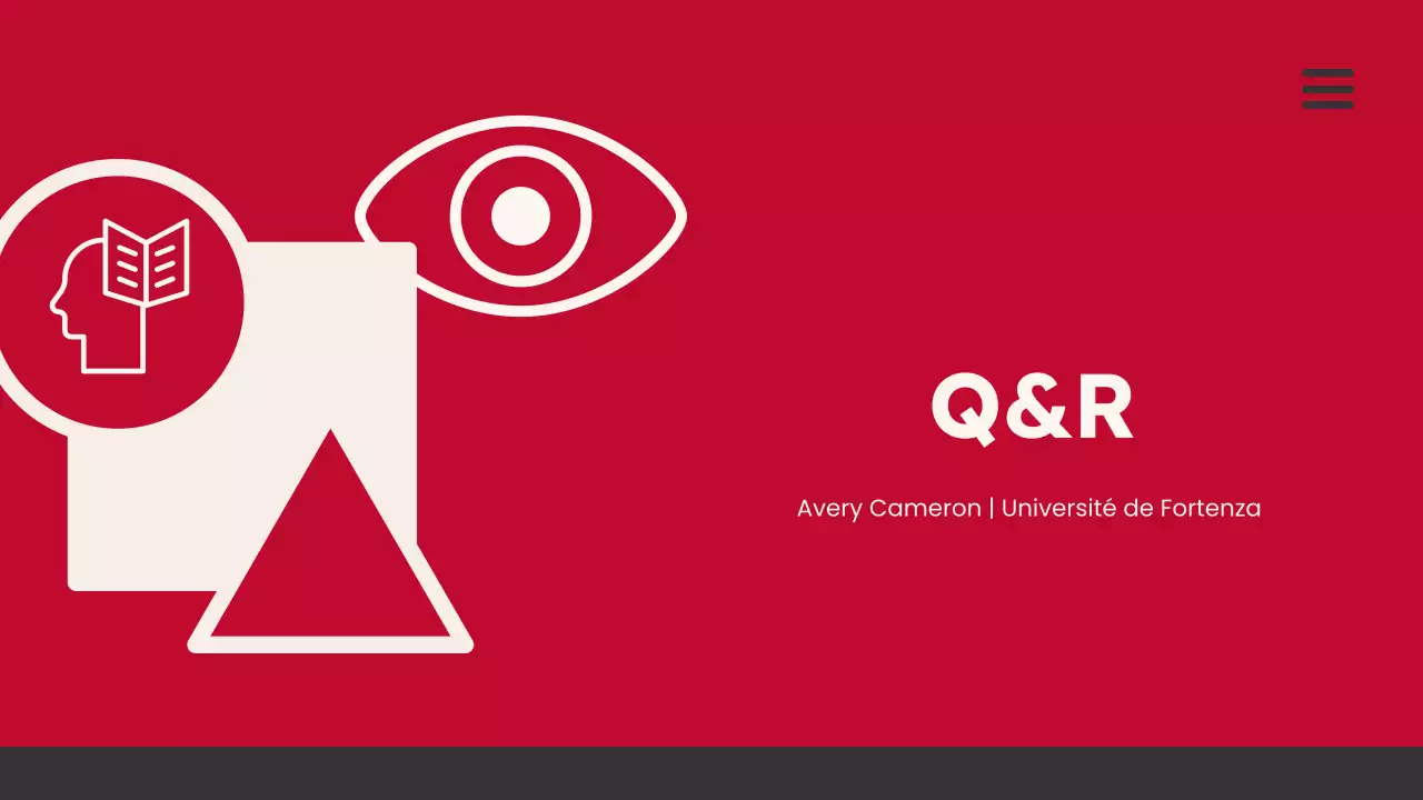 conférence académique moderne bleue