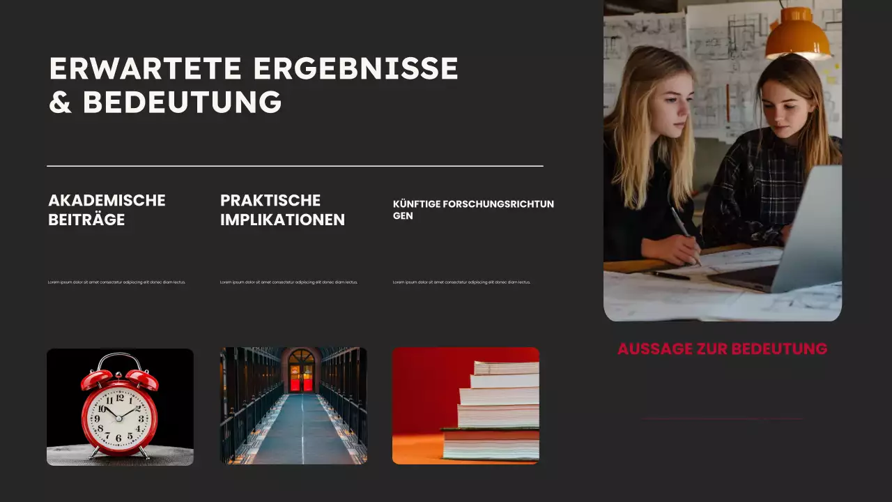 blaue moderne akademische vorlesung