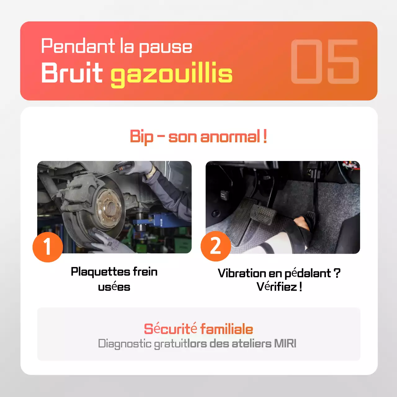 Guide de conseils pour l'auto-inspection de l'entretien des voitures