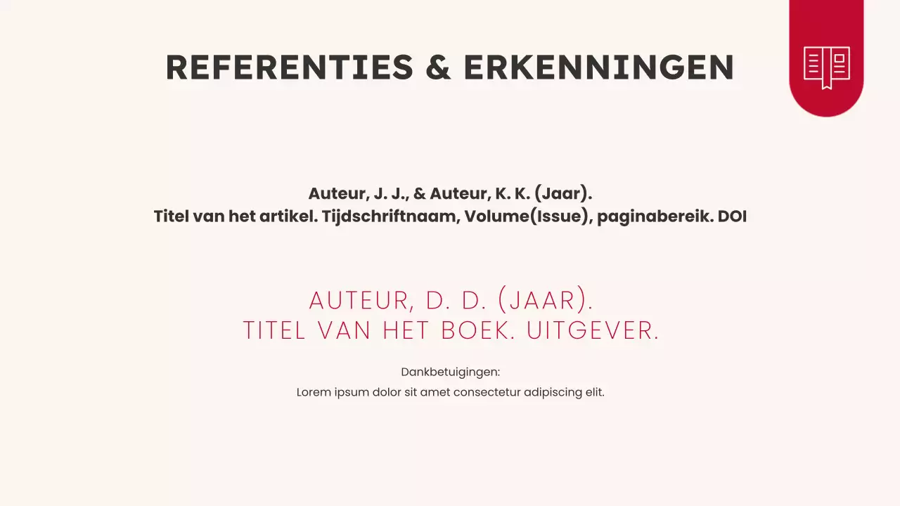 blauwe moderne academische lezing