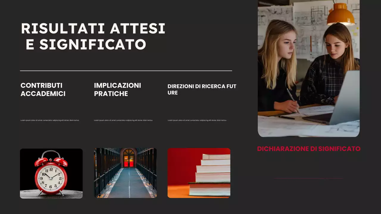 lezione accademica moderna blu