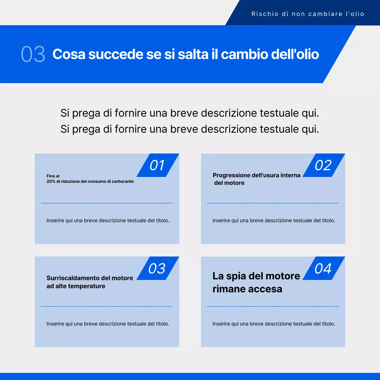 Novità sulla carta promozionale per la riparazione dell'auto