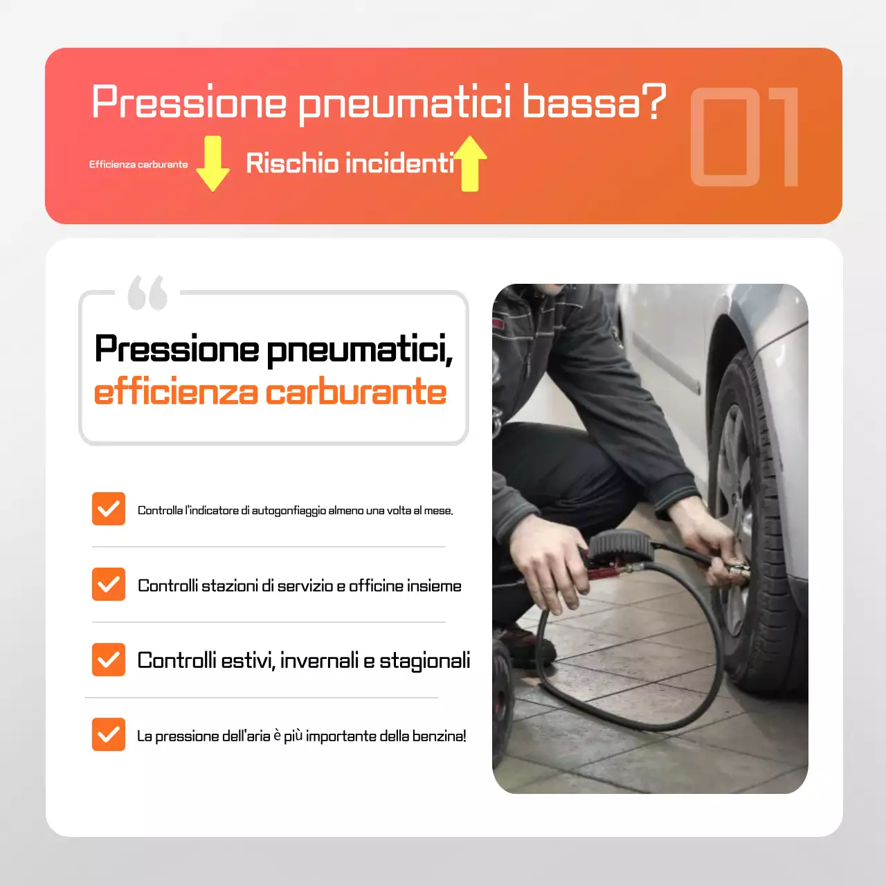 Guida ai suggerimenti per l'autoispezione della manutenzione dell'auto