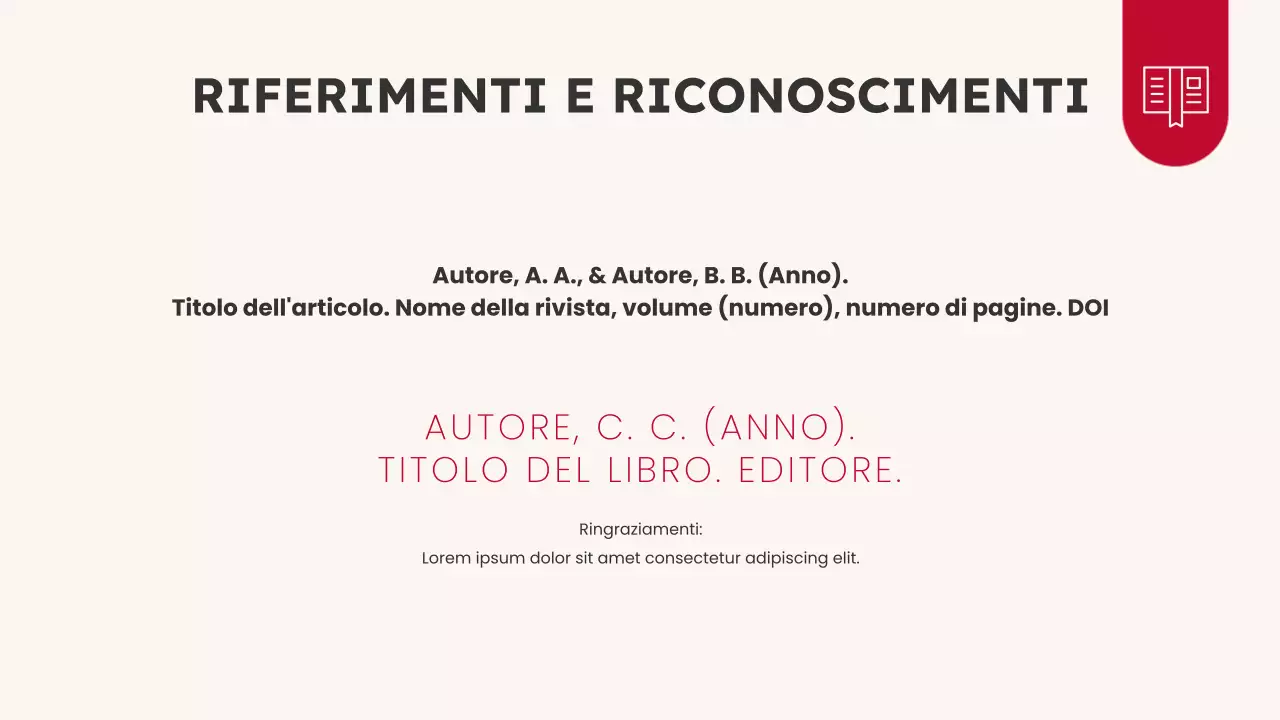 lezione accademica moderna blu