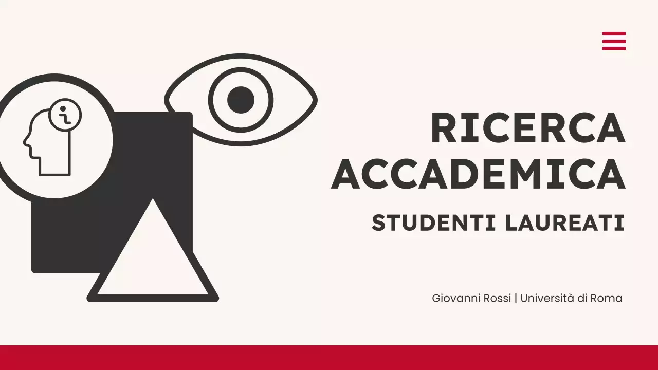 lezione accademica moderna blu