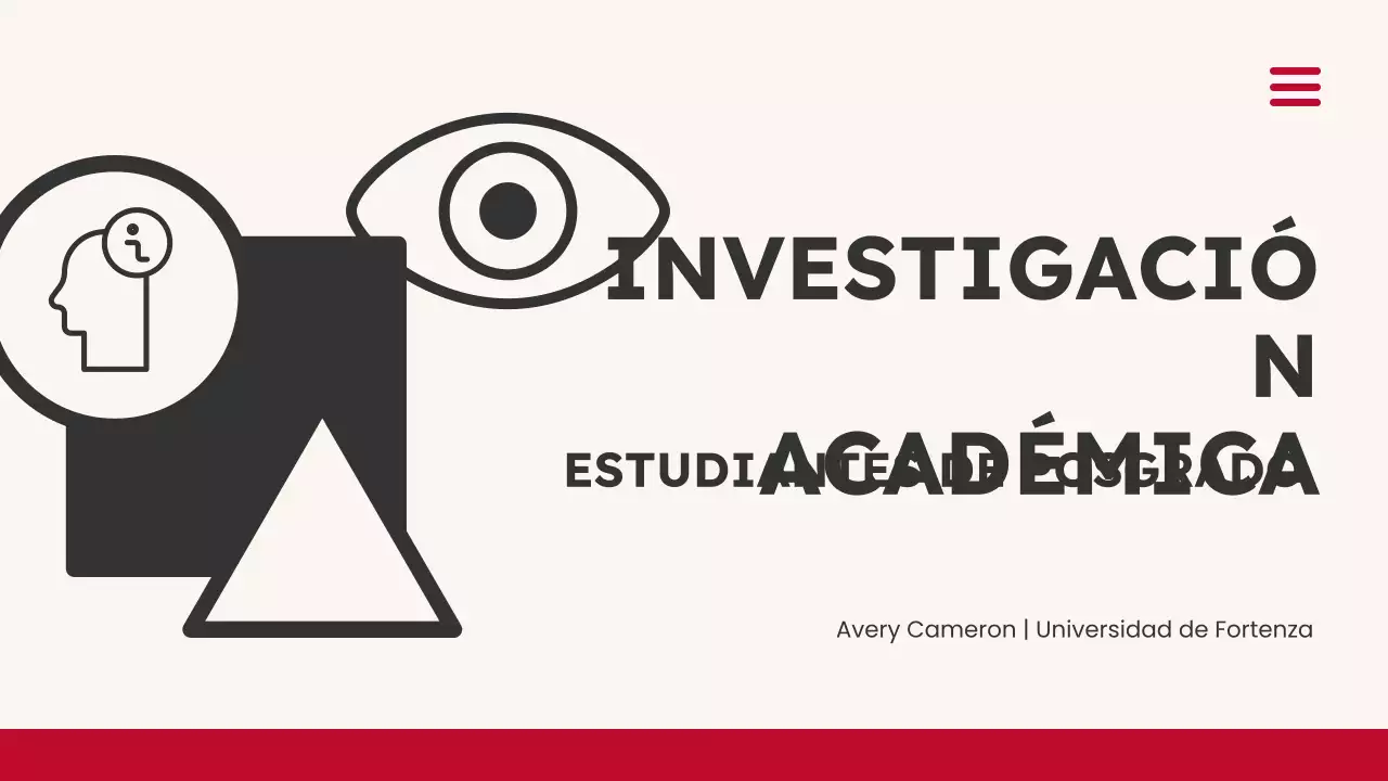 Conferencia académica moderna azul