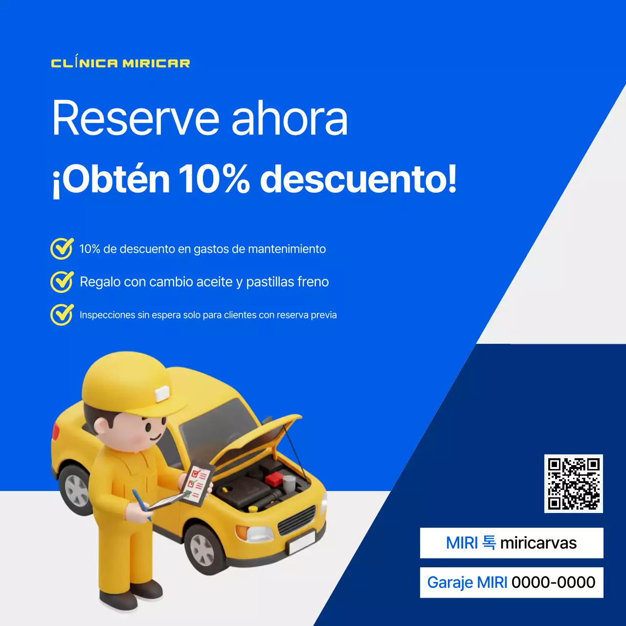 Noticias sobre tarjetas de promoción de reparación de automóviles