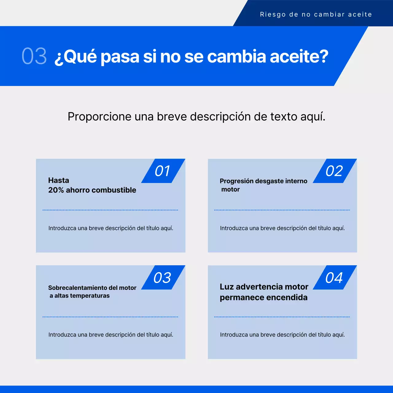 Noticias sobre tarjetas de promoción de reparación de automóviles