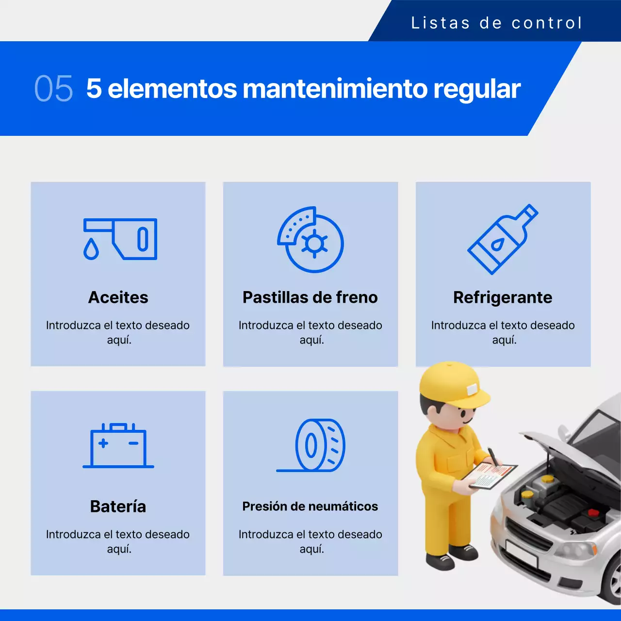 Noticias sobre tarjetas de promoción de reparación de automóviles