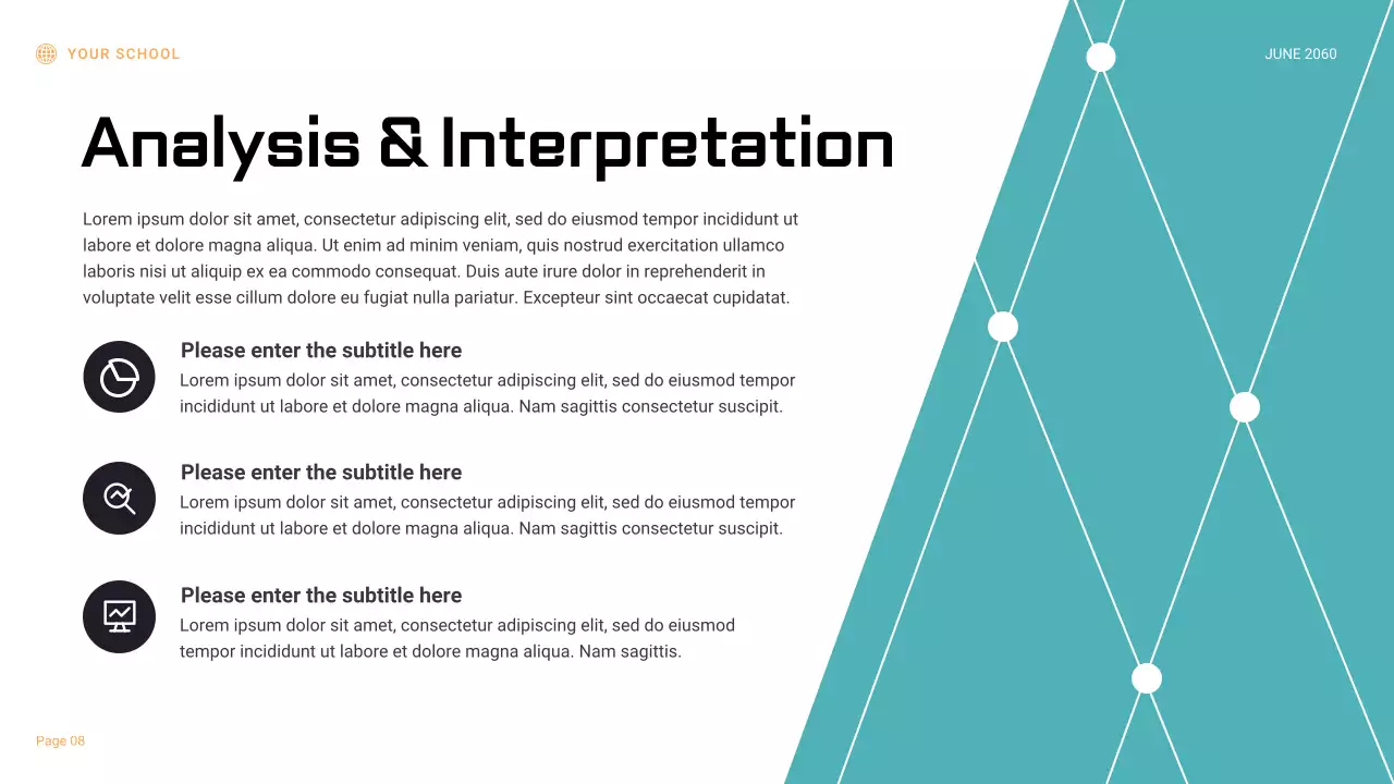 Black and Orange Geometric Science Experiment Report Presentation