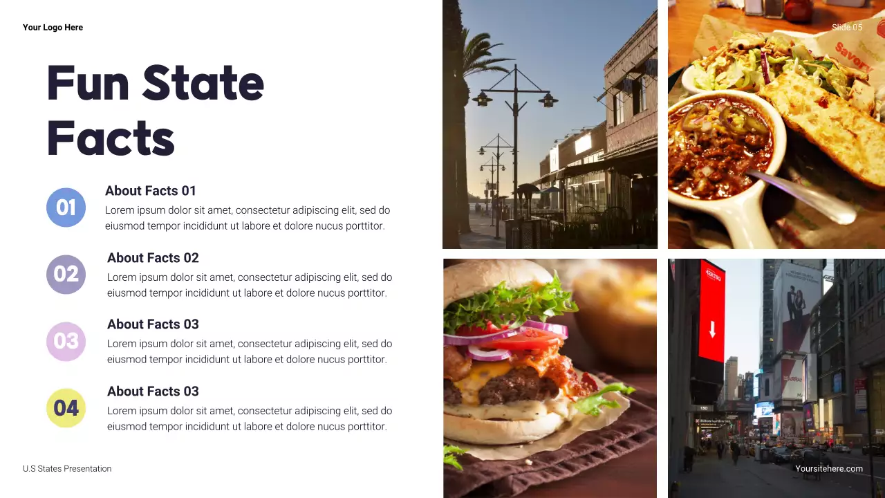 Navy Modern About The United States Presentation