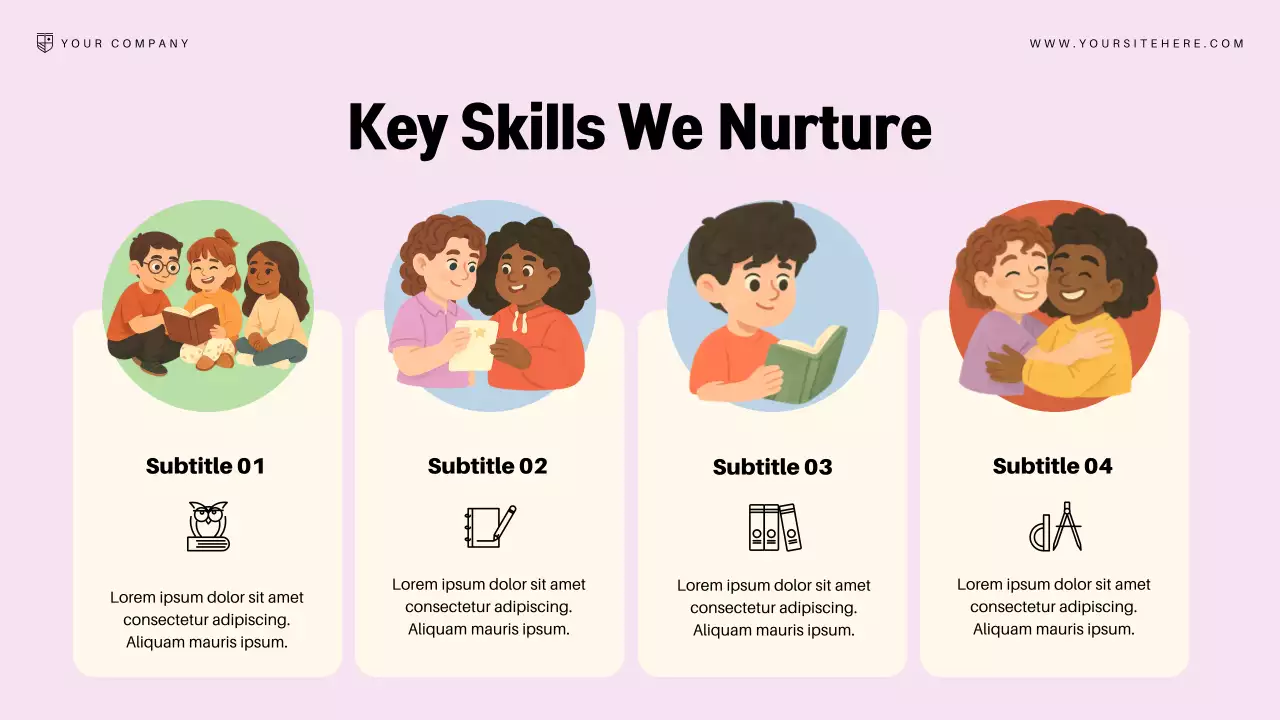 Pink Modern Education Social Emotion Development Lecture Presentation