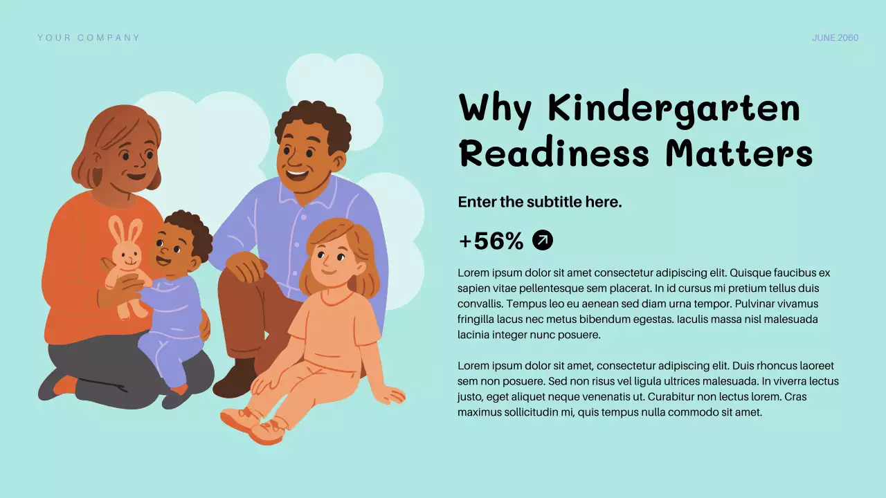 Orange Playful Kindergarten Education Lecture Presentation