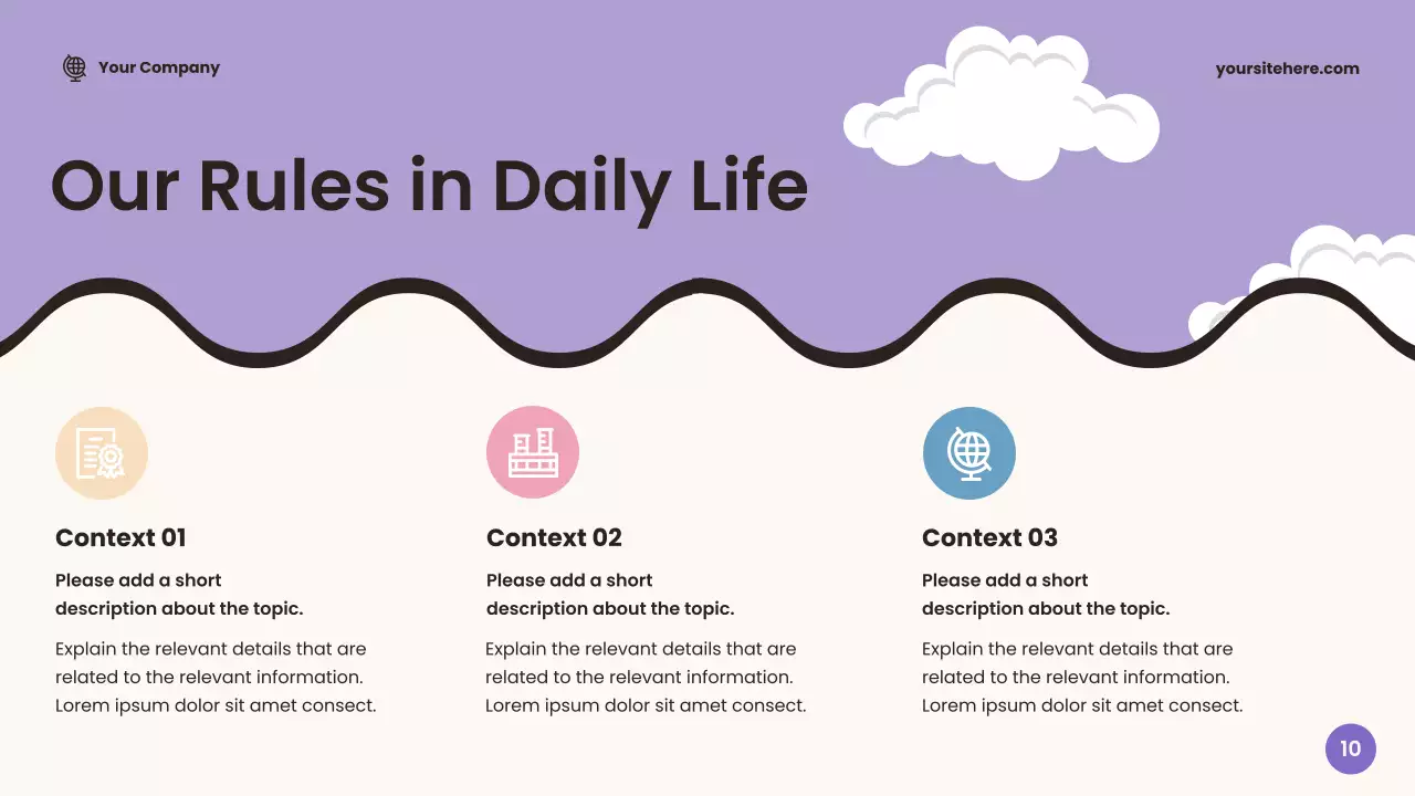 Beige Friendly Classroom Announcement Presentation