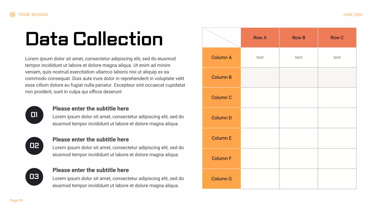 Black and Orange Geometric Science Experiment Report Presentation