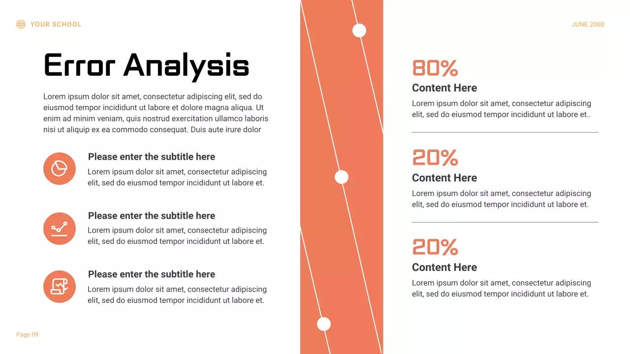 Black and Orange Geometric Science Experiment Report Presentation