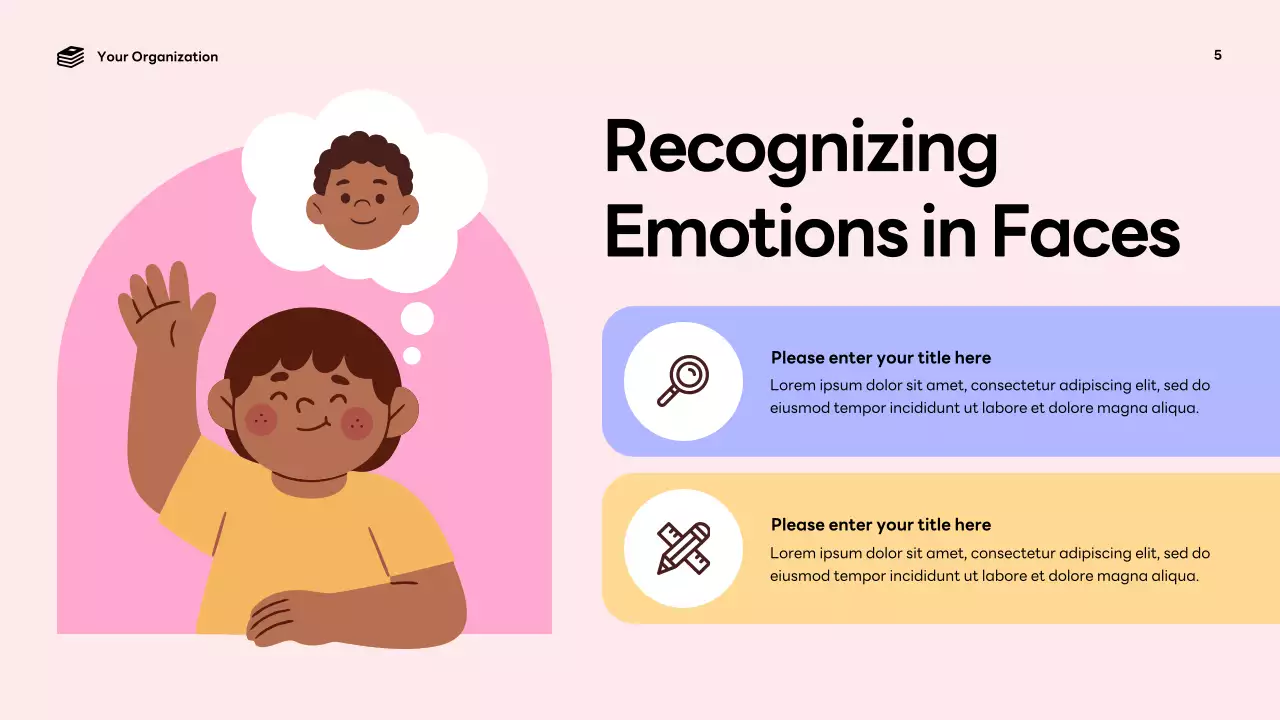 Colorful Playful Emotions Announcement Presentation