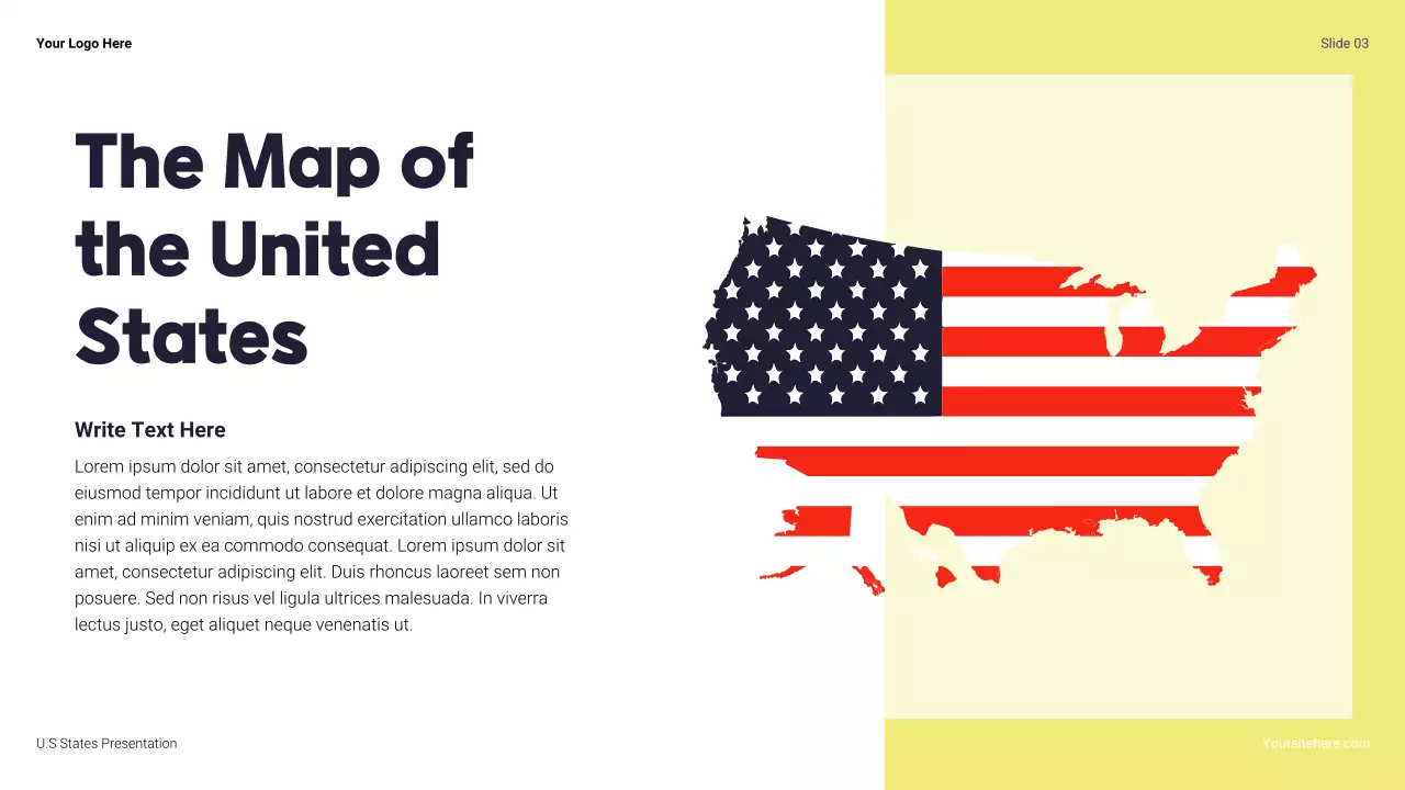 Navy Modern About The United States Presentation