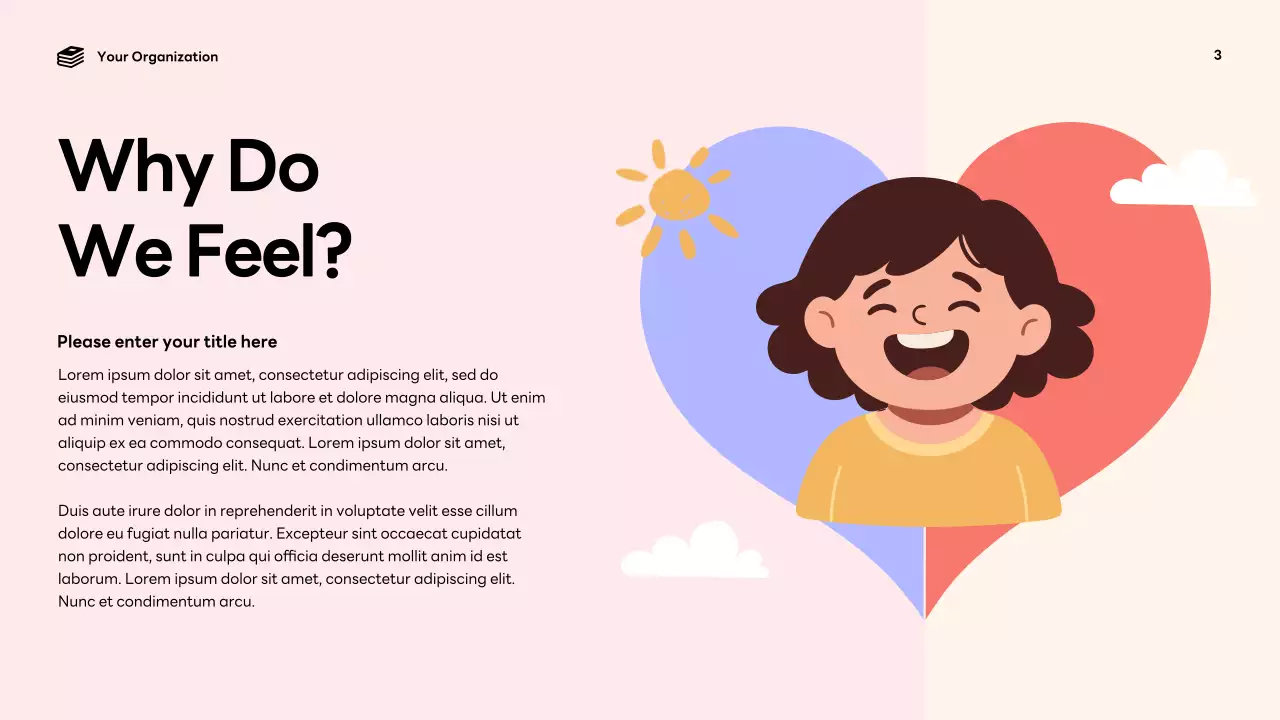 Colorful Playful Emotions Announcement Presentation