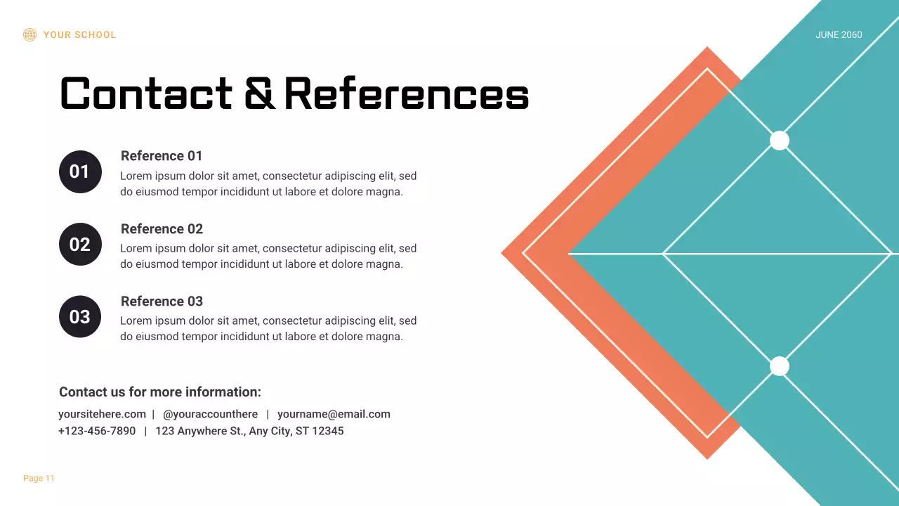 Black and Orange Geometric Science Experiment Report Presentation