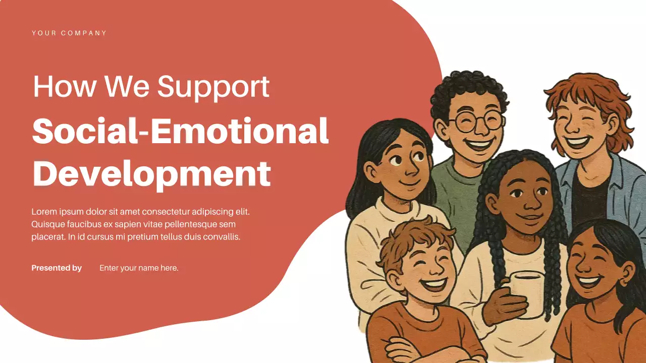 Orange Retro Self-Development Guide Presentation