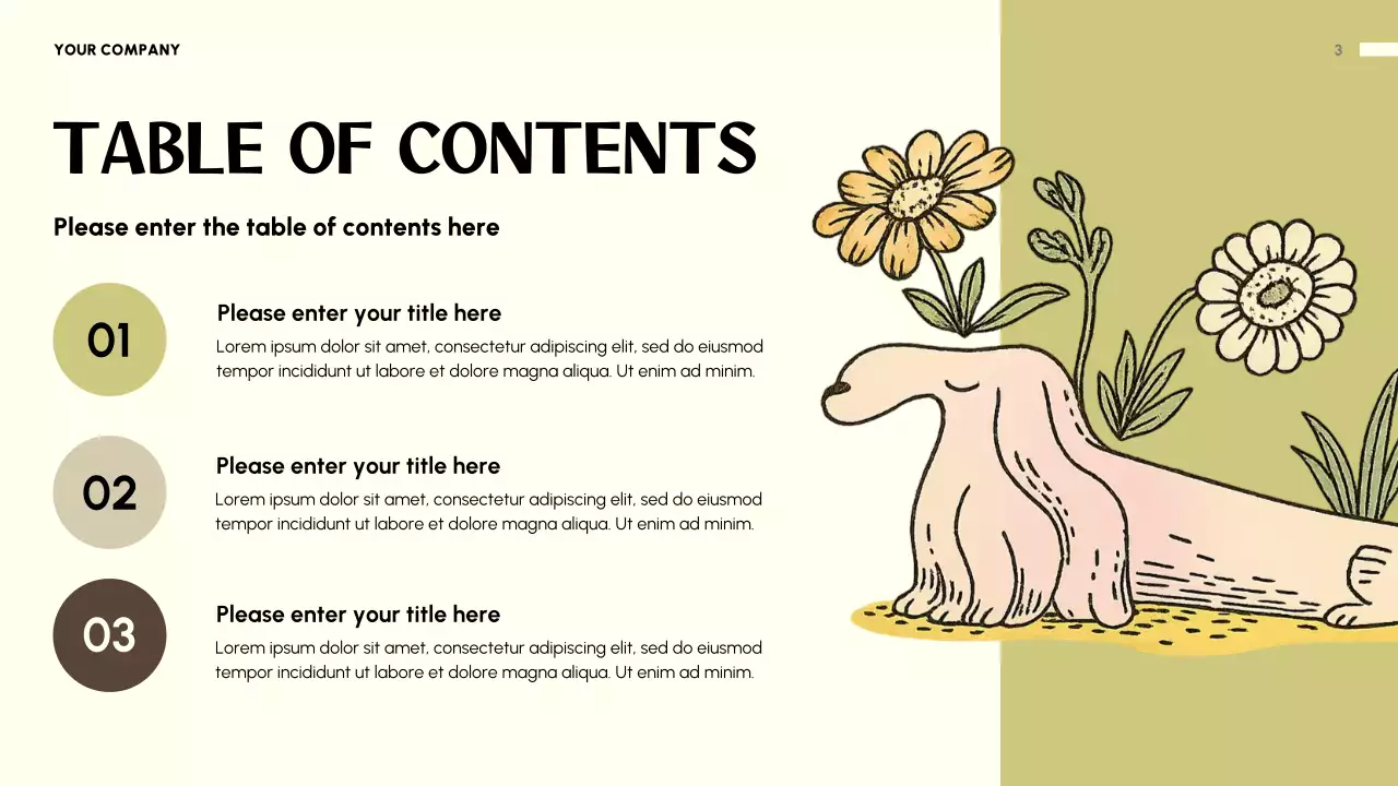 Beige Playful Animal Invitation Presentation