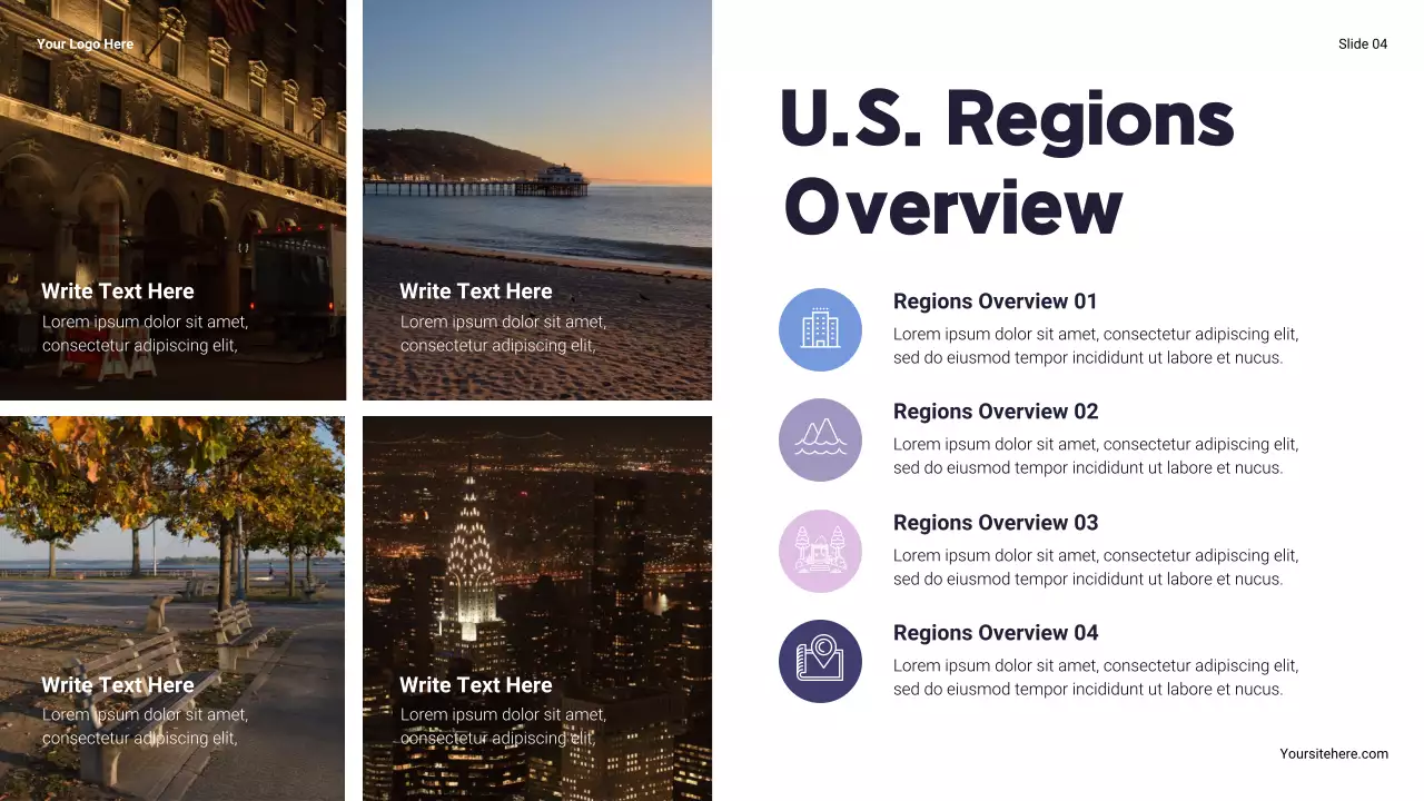 Navy Modern About The United States Presentation