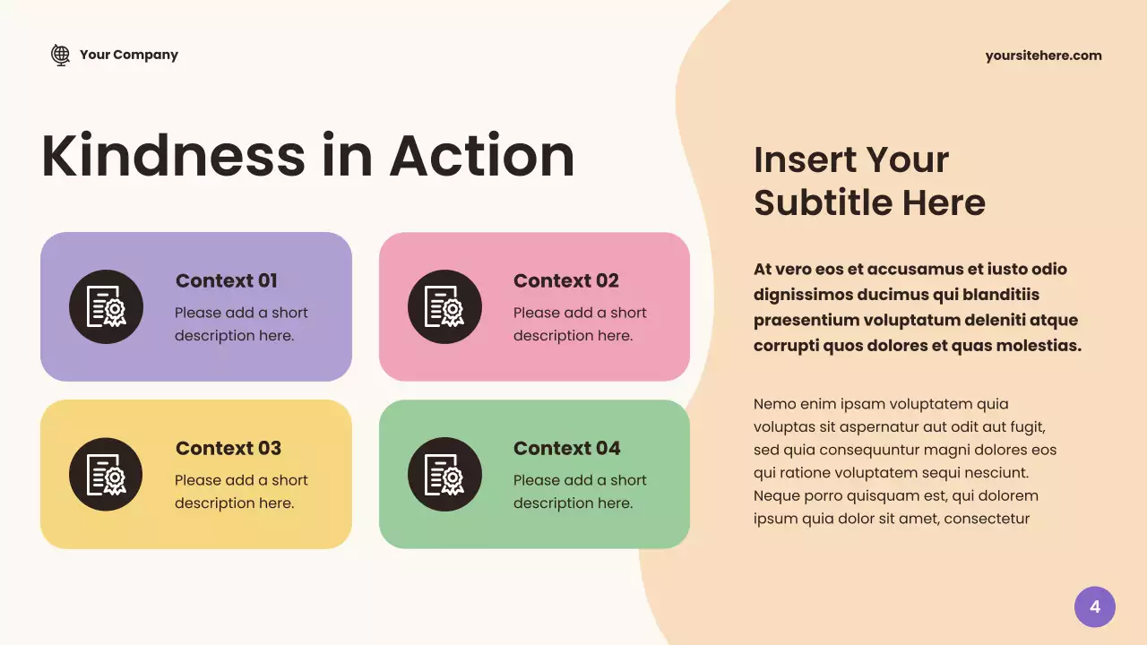 Beige Friendly Classroom Announcement Presentation