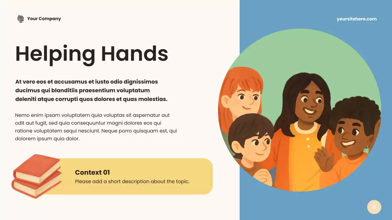 Beige Friendly Classroom Announcement Presentation