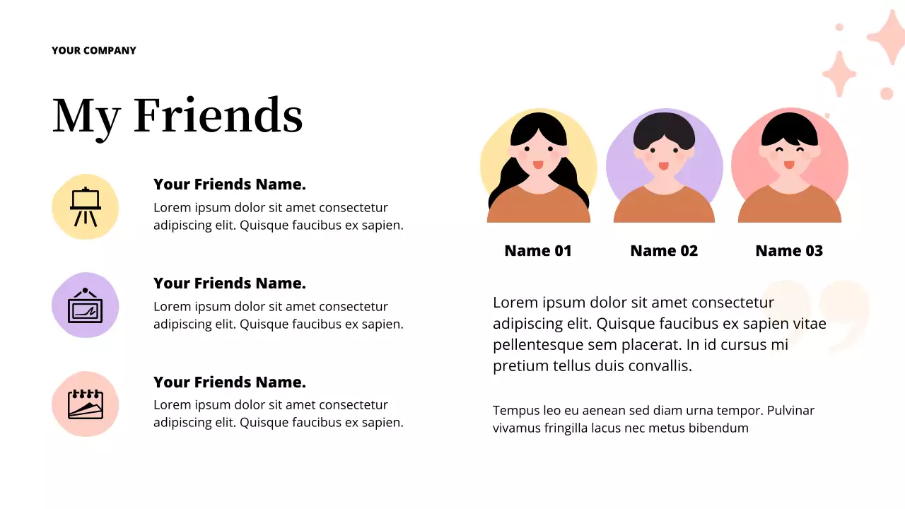 Pastel Floral First Day of Class Opening Presentation