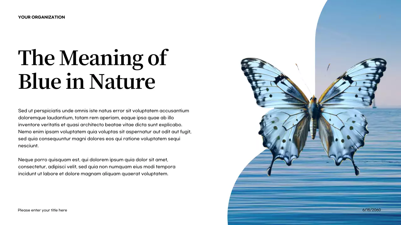 Orange Abstract Colors in Nature Introduction Presentation