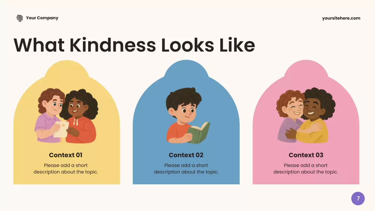 Beige Friendly Classroom Announcement Presentation