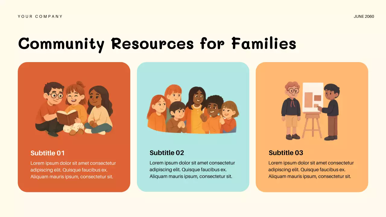 Orange Playful Kindergarten Education Lecture Presentation