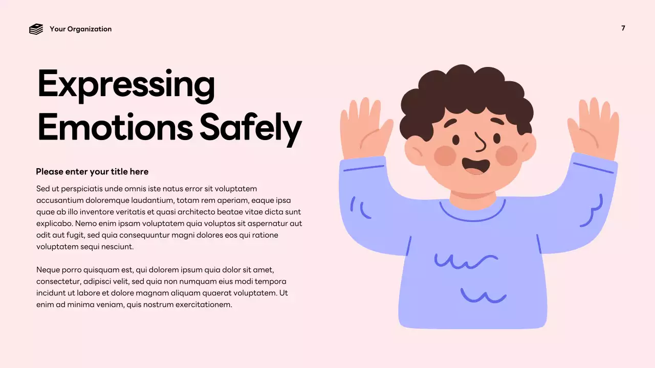 Colorful Playful Emotions Announcement Presentation