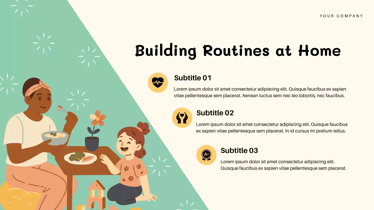 Orange Playful Kindergarten Education Lecture Presentation