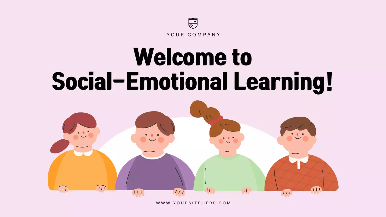 Pink Modern Education Social Emotion Development Lecture Presentation