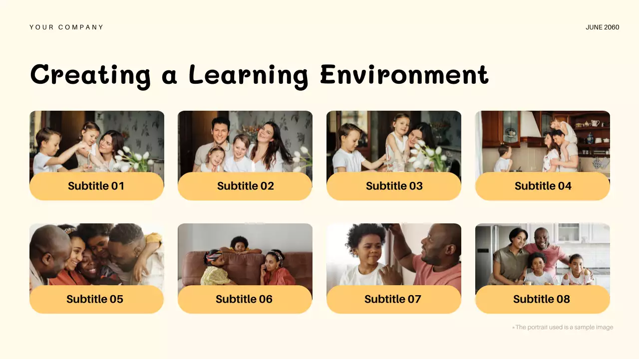 Orange Playful Kindergarten Education Lecture Presentation