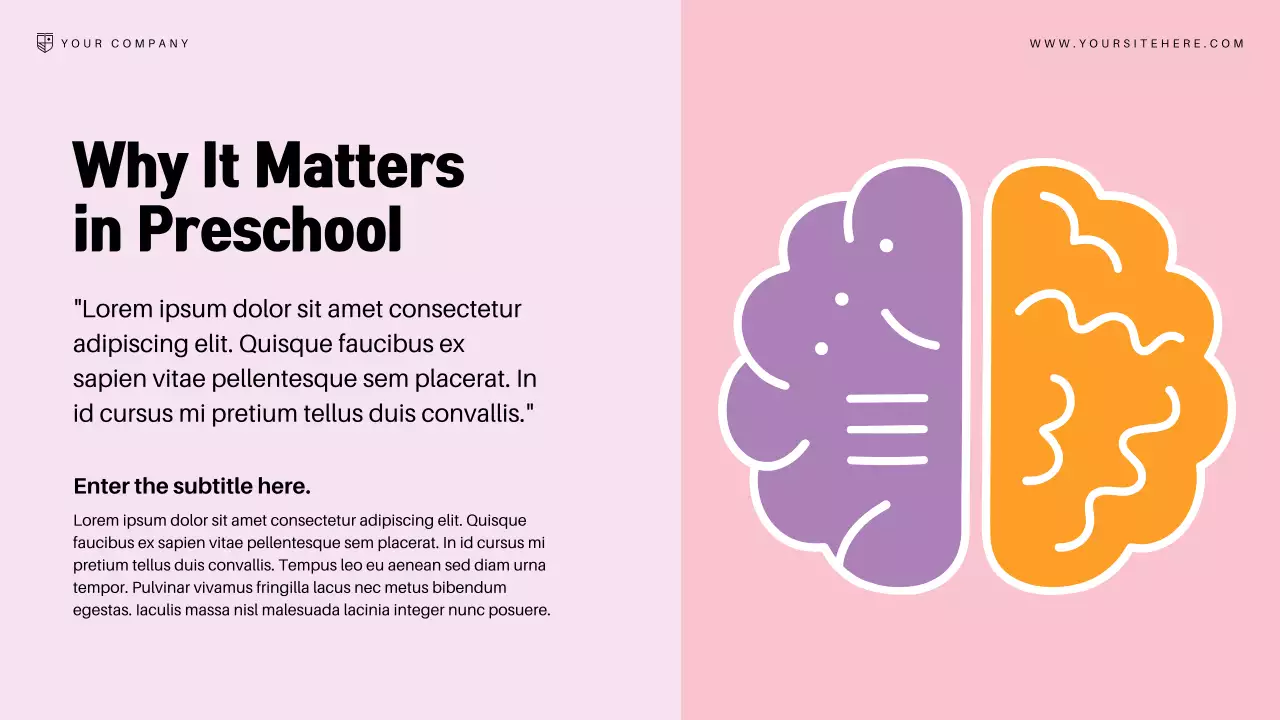 Pink Modern Education Social Emotion Development Lecture Presentation