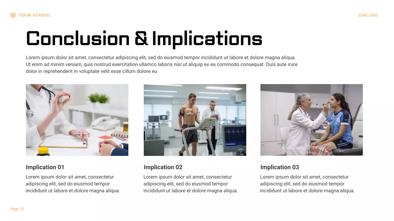 Black and Orange Geometric Science Experiment Report Presentation