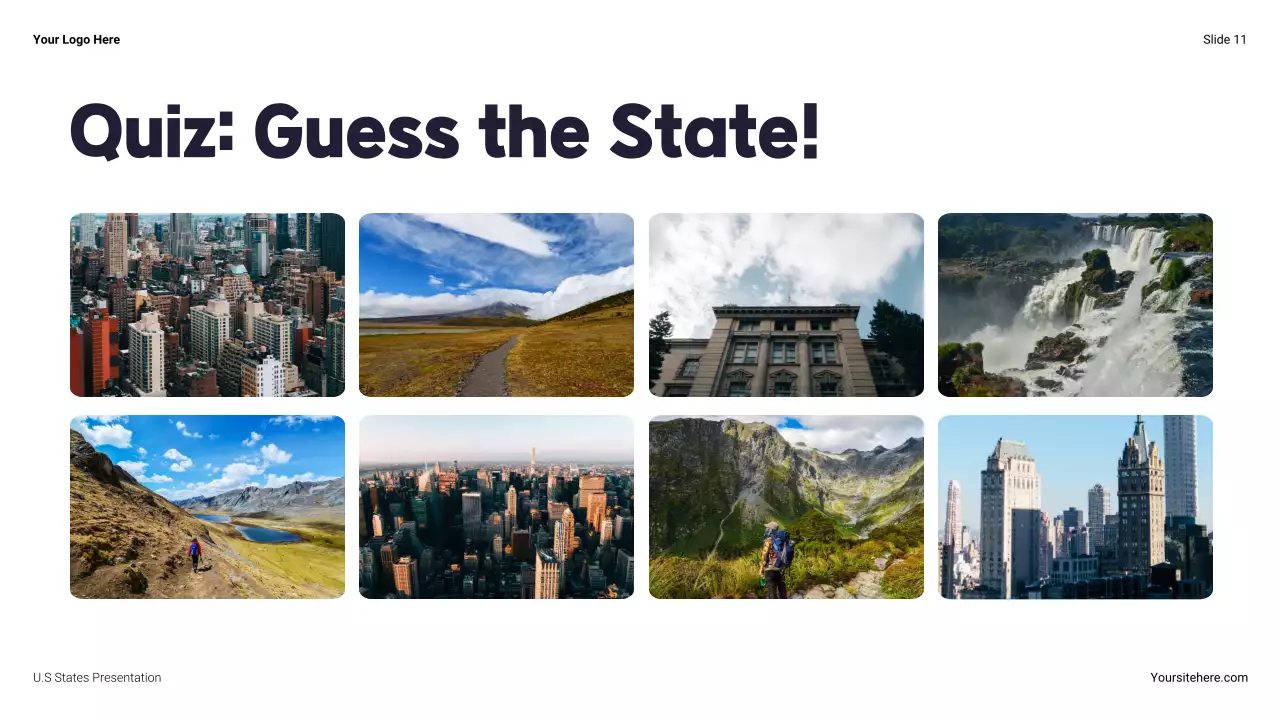 Navy Modern About The United States Presentation